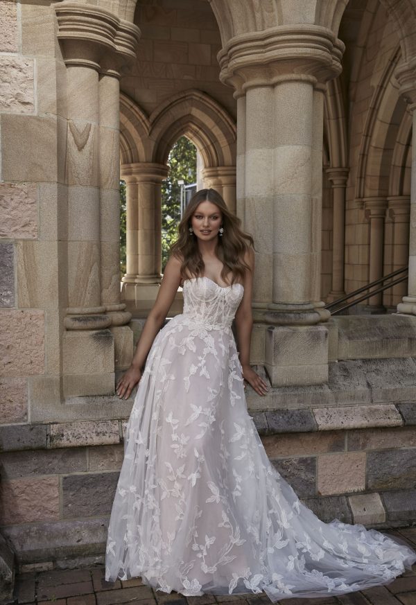 LIVIA_EY330 3D EMBROIDERED SHEET LACE WITH ILLUSION BOIDCE A LINE WEDDING DRESS WITH DETACHABLE ILLUSION JACKET EVIE YOUNG BRIDAL5