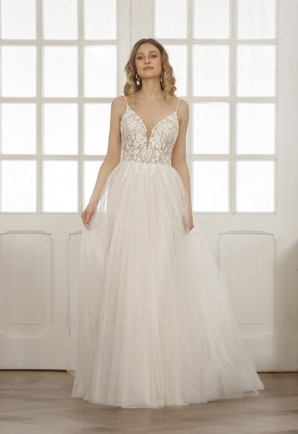Bohoglam Brautkleid Leaf von Jarice