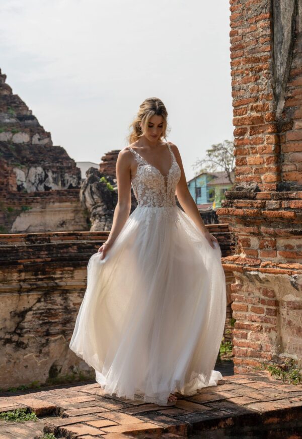 Bohoglam Brautkleid von Amelie